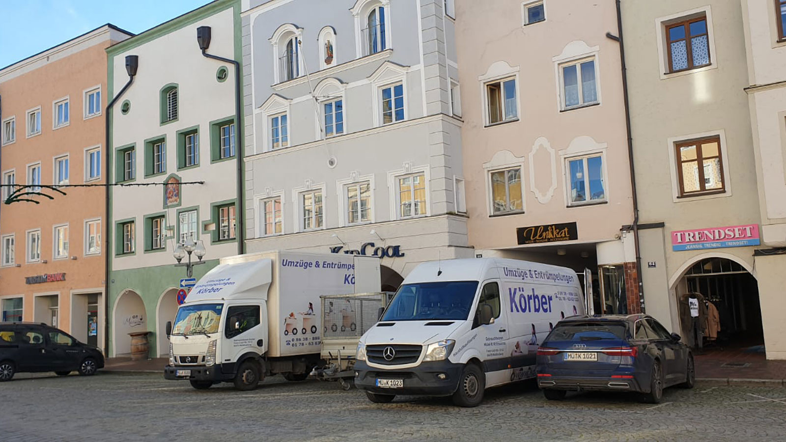Umzüge- und Entrümpelungswagen